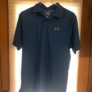 Blue under armor polo